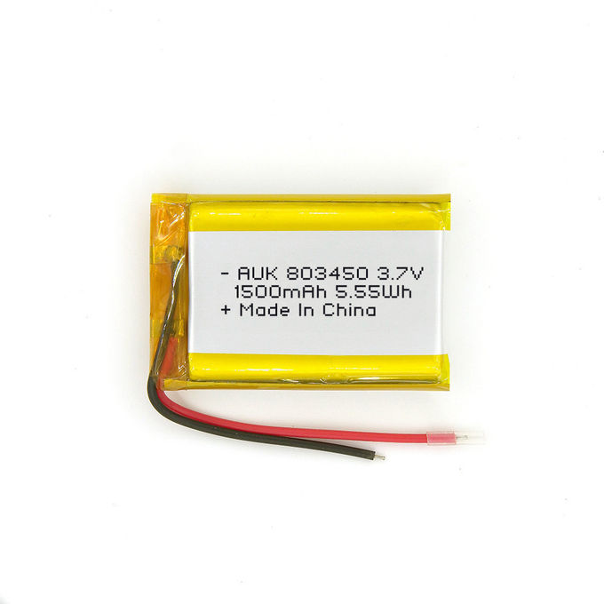 Ultra Thin Li Ion Polymer 3.7v 1800mah Lipo Battery Rechargeable 0